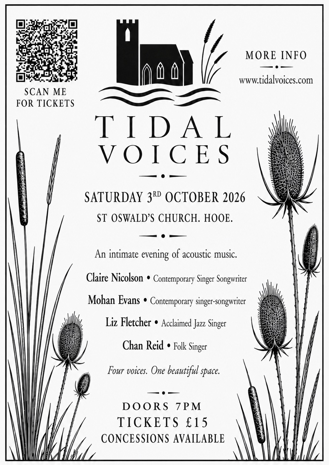Tidal Voices event flyer